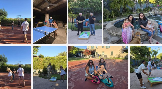 Vance Wealth team and families enjoying games, food, and connection at the annual summer barbecue