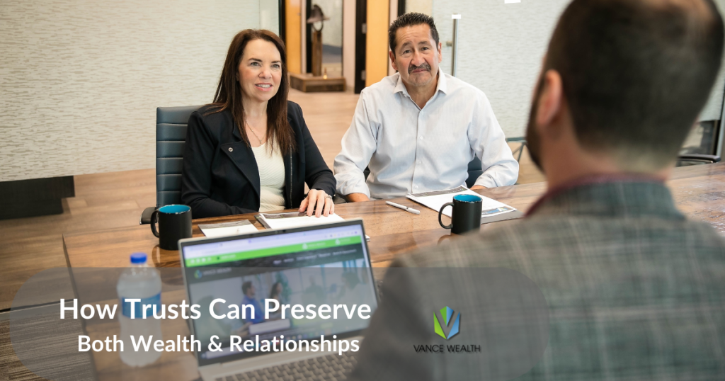 Trust and legacy planning discussion focused on preserving wealth and family relationships